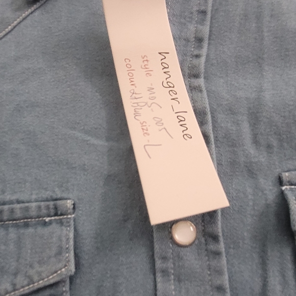 Nwt Hangar _lane brand mens button-up shirt (a86) - Picture 3 of 6